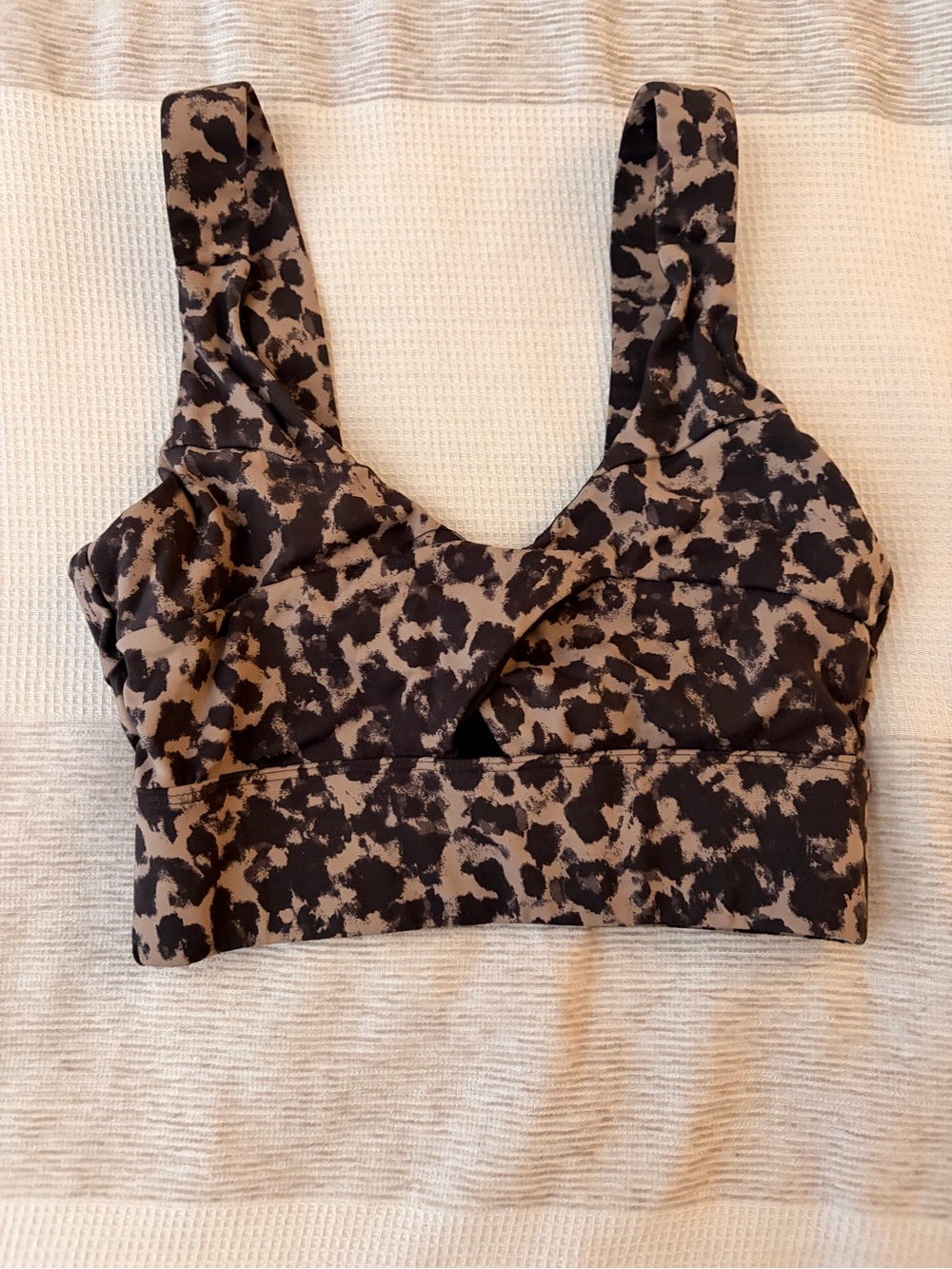 Varley XS Cheetah Print Bra